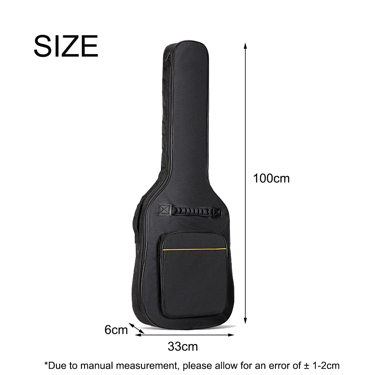 Miwayer Waterproof Electric Guitar Gig Bag, Durable Oxford Fabric, Dual Shoulder Straps, for Music Gear Accessories Travel - view 2