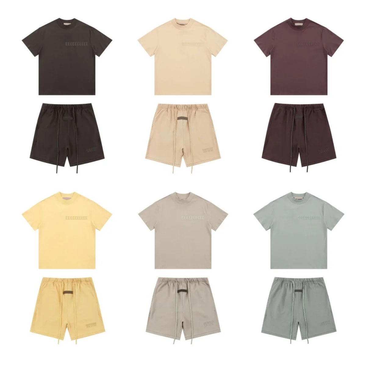 

Модный бренд 2024: Летние комплекты футболок для мужчин, уличная мода, хлопковые футболки с круглым вырезом, шорты с логотипом и принтом, комплекты футболок и шорт.