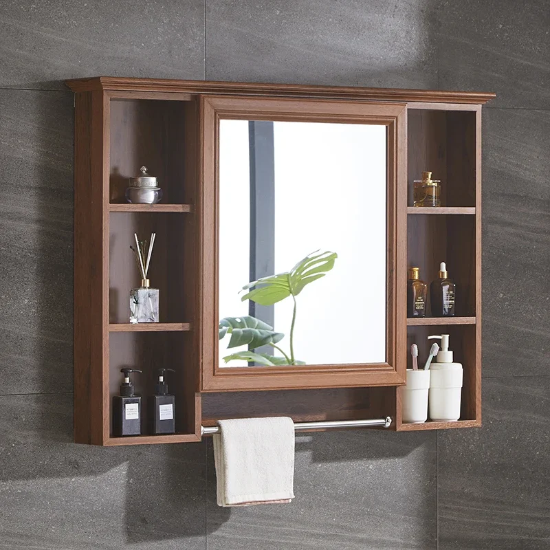 Makeup Mirror Cabinets Storage Organizer Modern Display Infinity Bathroom Lights Cabinets Closet Espejo Gabinete Home Decor