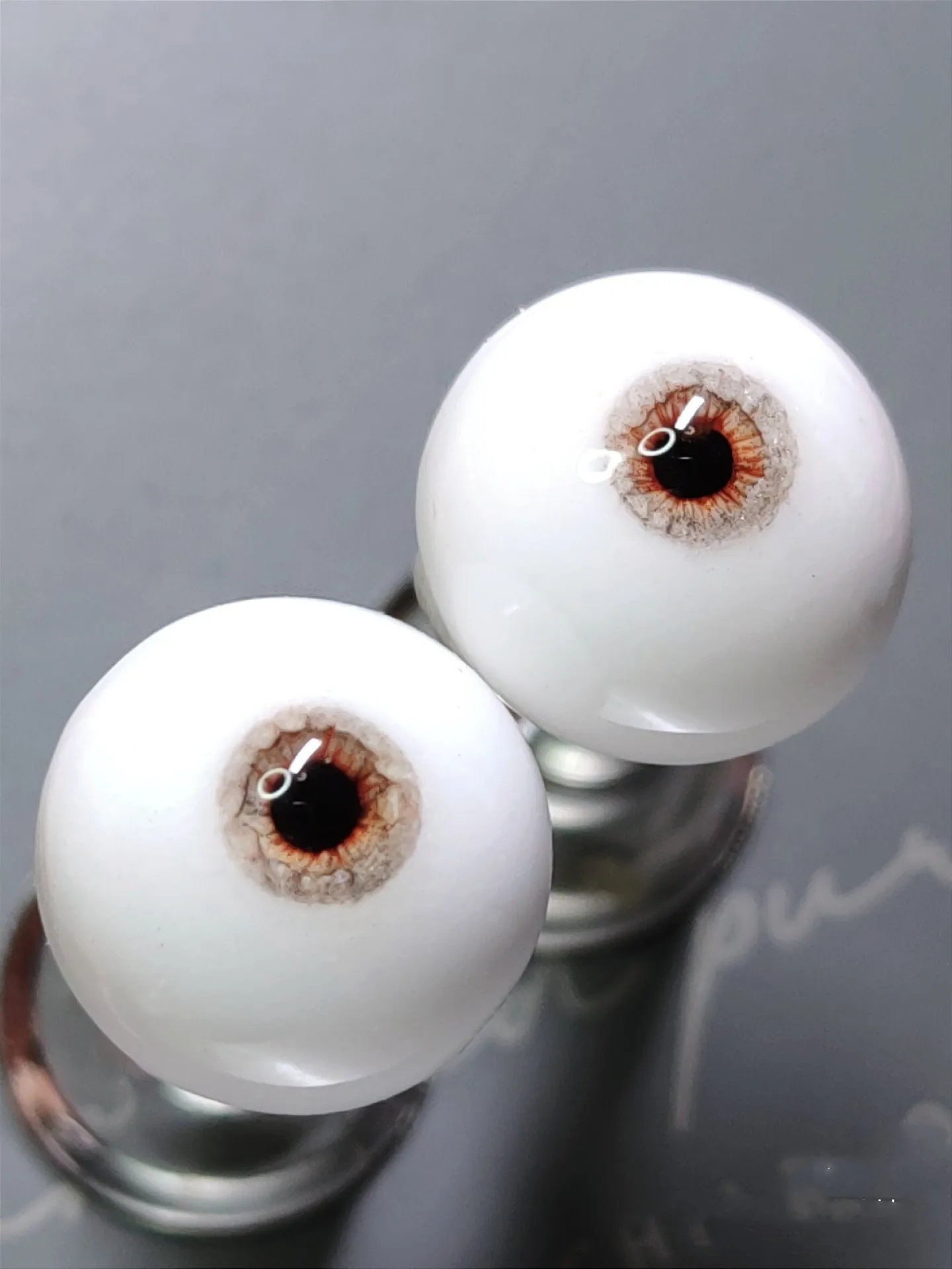 

6mm-24mm BJD Doll Safety Eyes, "Little Red Chrysanthemum" Imitation Glass Plaster Eyeball Toy Accessories