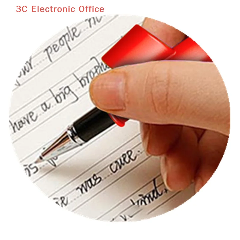 

[3SC] 4Pcs/Set New Learning Write Pencil Sleeves Autism Anxiety Relief Pen Protective Cover Silicone Pen Holder