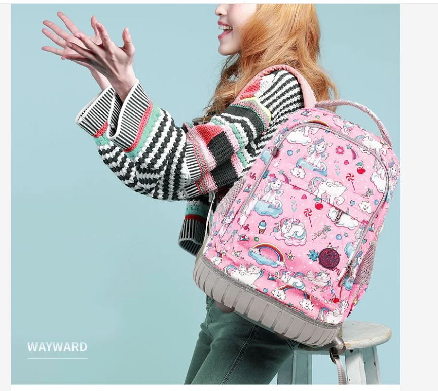 16 inch School Rolling backpack 18 inch Wheeled backpack kids School backpack On wheels travel Trolley backpacks for teenagers
