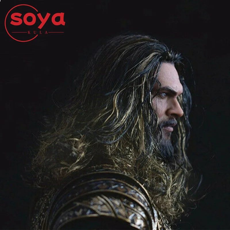 BY-ART BY-T3 1/6 جيسون موموا رئيس نحت نحت نموذج مزروعة الشعر ل 12 "ذكر الجندي عمل الشكل الجسم #3