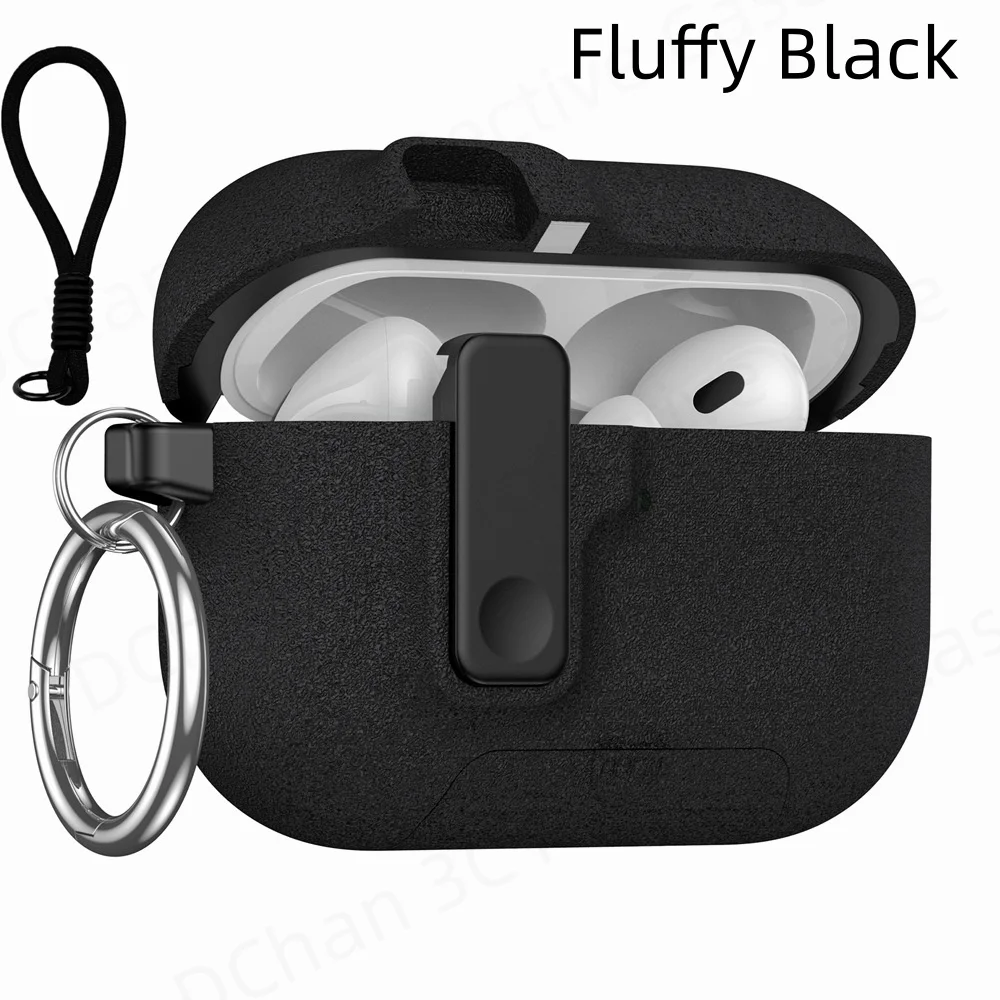 For AirPod Pro 3 Case with Keychain Lanyard Anti Loss Headphone