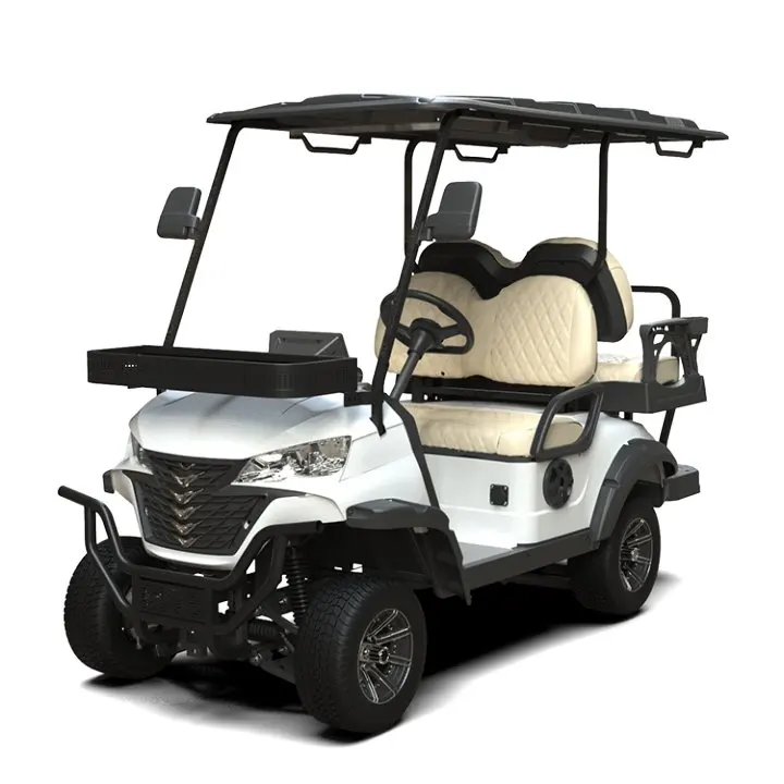 4 Seater 48V Lithium Battery Electric Golf Buggy 4x4 AC Motor 70-90km Range Customizable Utility Vehicle for Resort Travel