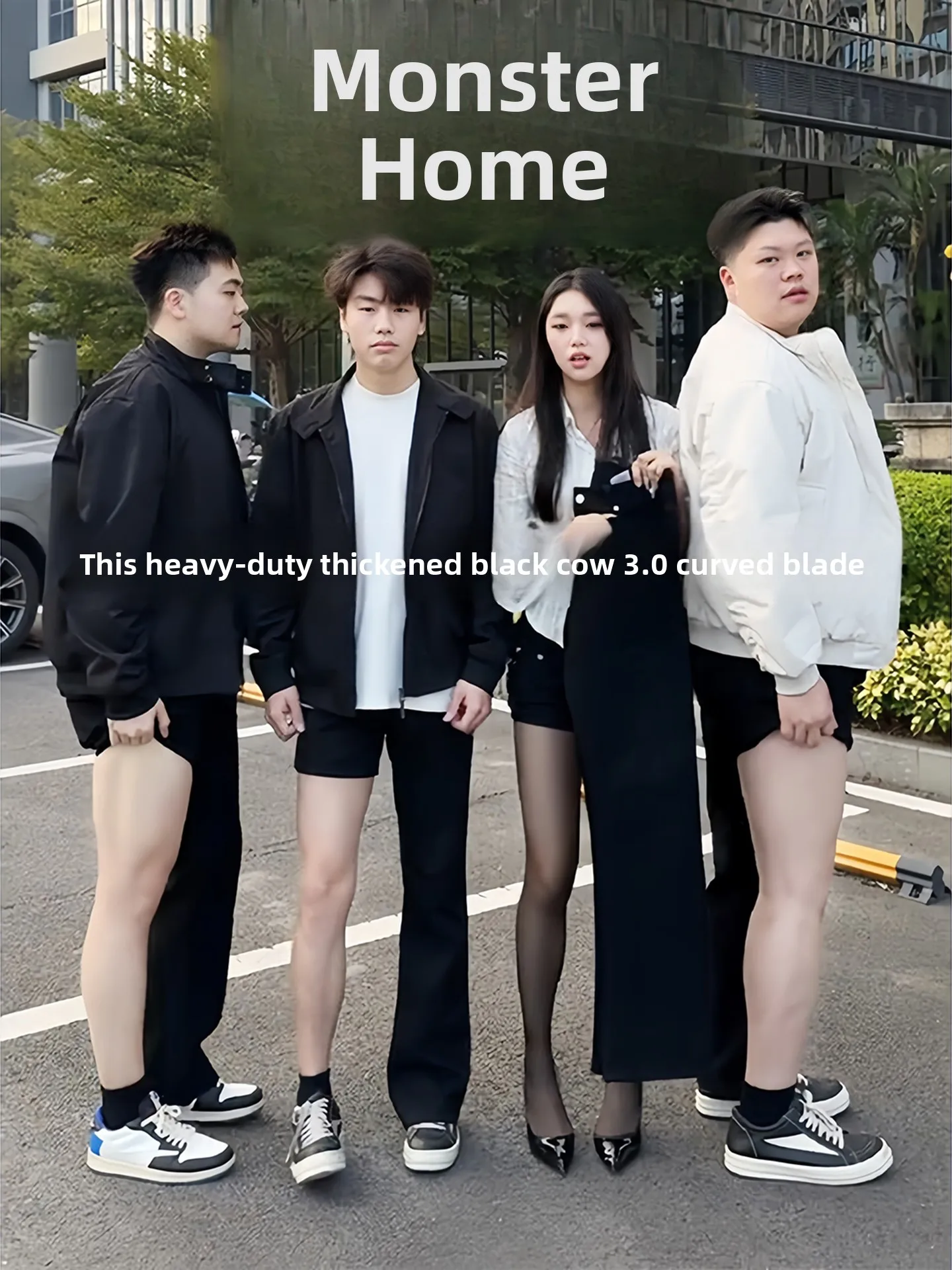 

Bla Fce Lined Le Blade Jeans Men's plus Size Straight Leg Micro Flared Elastic Denim Pants Youthful Casual Straight Cut