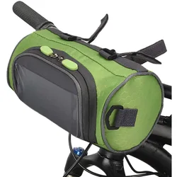 Touch Screen Bike Handlebar Bag Waterproof Bicycle Front Frame Bag Adjustable High-capacity Outdoor Cycling Equipment Package