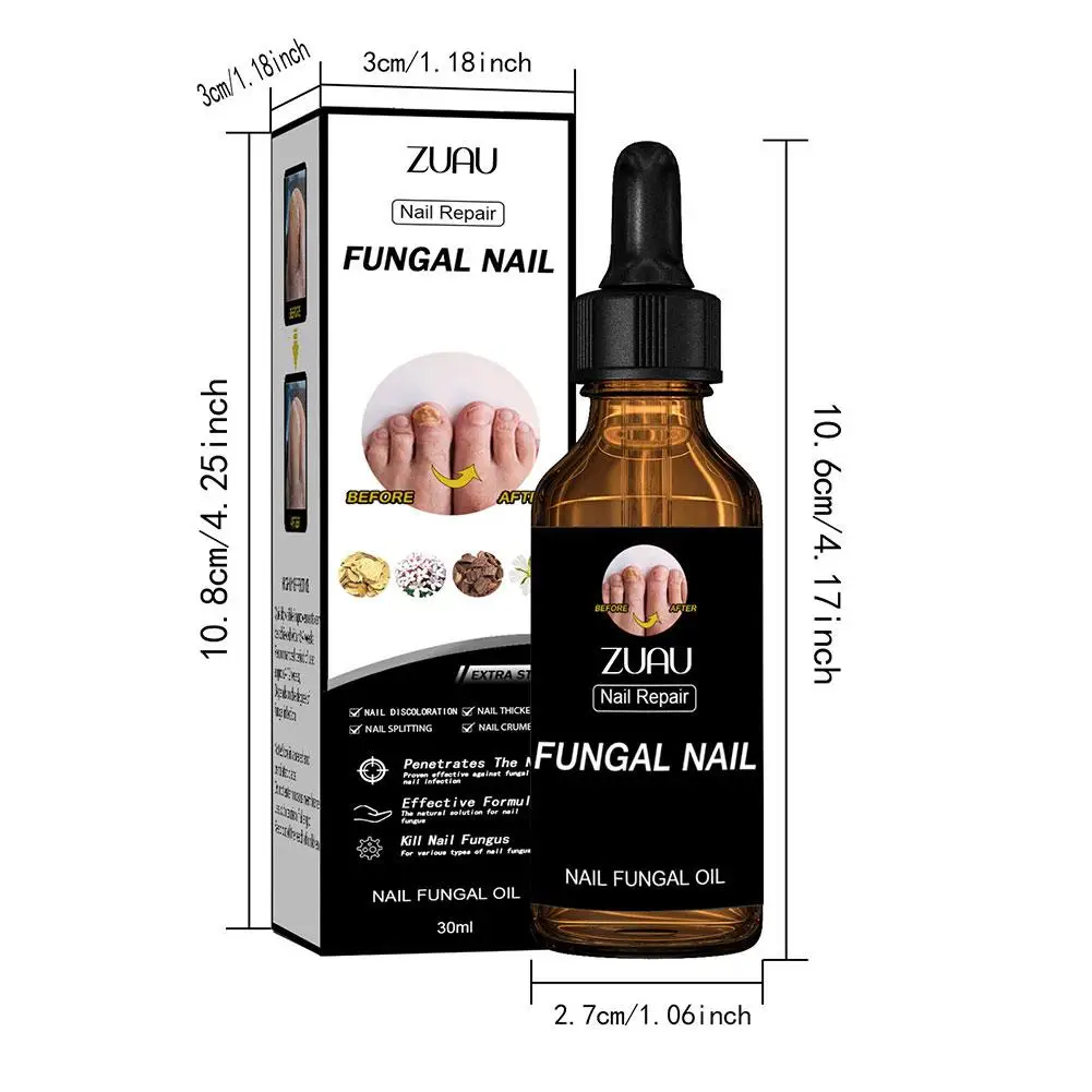 Nail Fungals Renewal Nail Repair Liquid for Discolored Thickened Crumbled Nails Nail Fungals for Discolored Broken Cracked