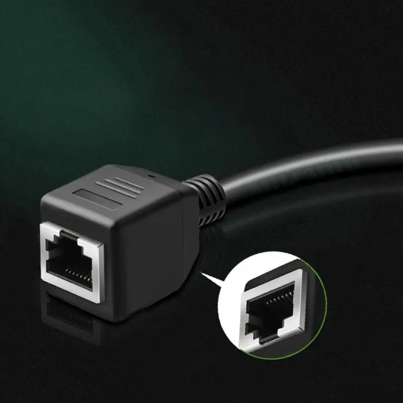 Y1UB RJ45 Cat6 Extension Patch Cable Extender Lan Male To Female Cord