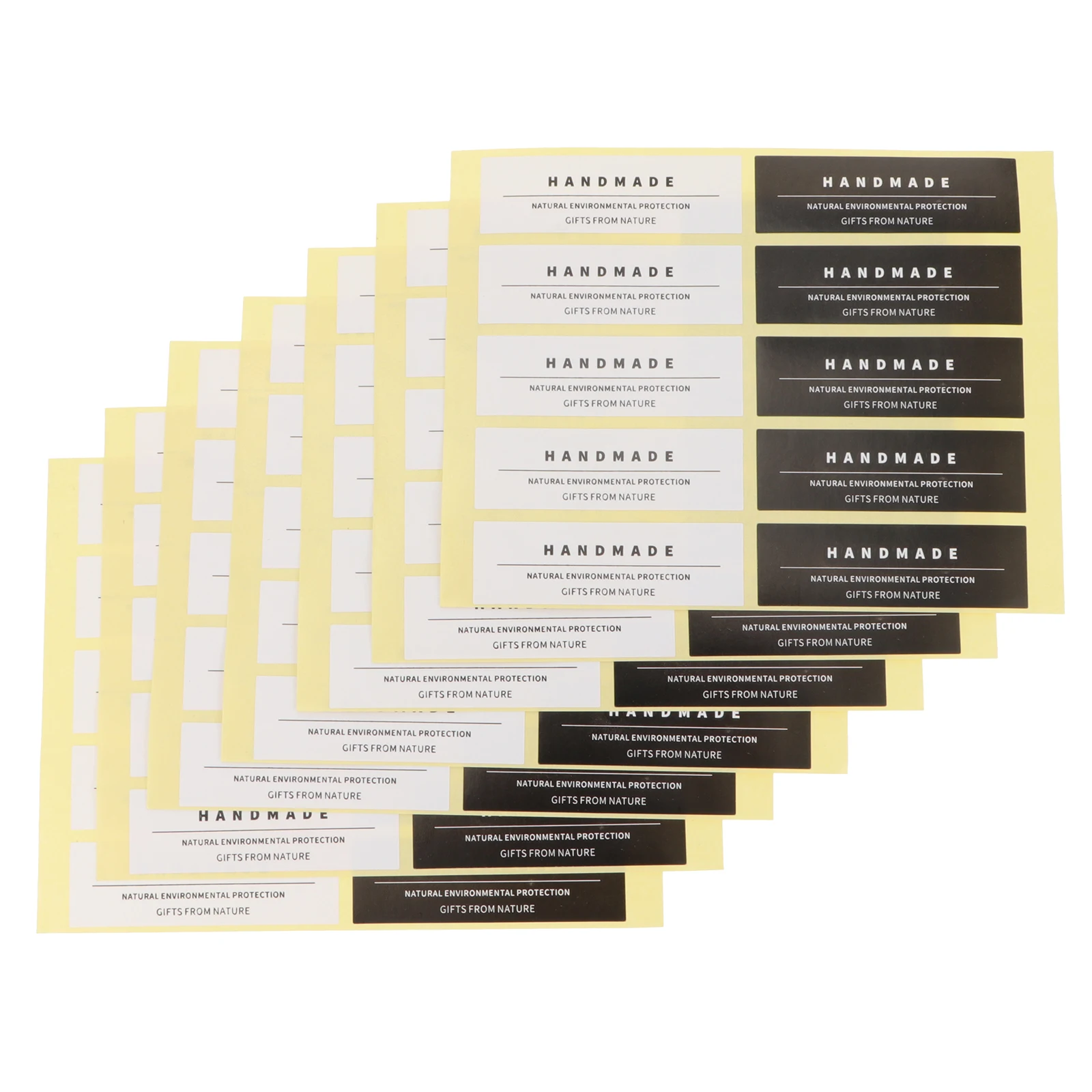 

6pcs Jar Labels Diy Stickers Decorative Adhesive For Homemade Candles Glass Container Decoration Handmade Label