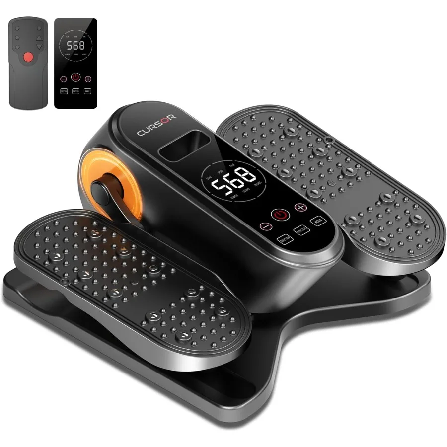 

Under Desk Elliptical Machine Electric Leg Exerciser as Seen on Tv for Seniors Quiet Portable Seated Pedal Exerciser with Remot