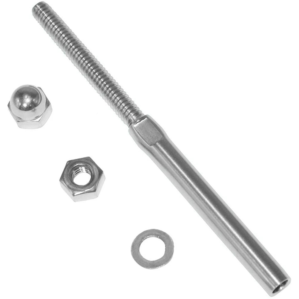 A7THK-40Pack Threaded Terminal Stud Stainless T316 Marine Grade Stud End Fitting Terminal