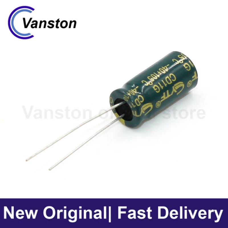 10pcs Electrolytic Capacitor 63V330UF High Frequency Low Resistance 330UF/63V 10*20mm For PD fast charging source