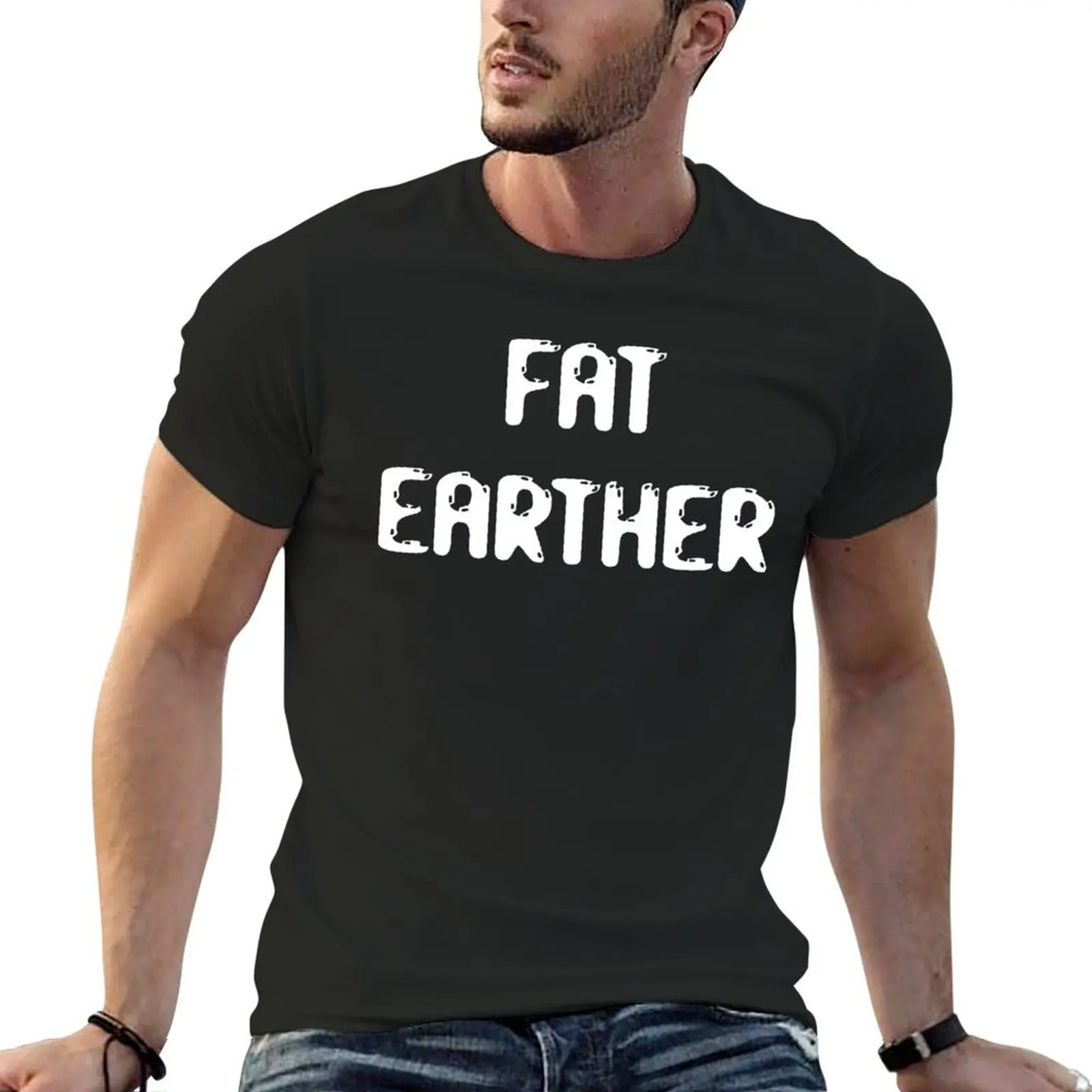 Fat Earther T-Shirt quick drying oversizeds hippie clothes mens graphic t-shirts