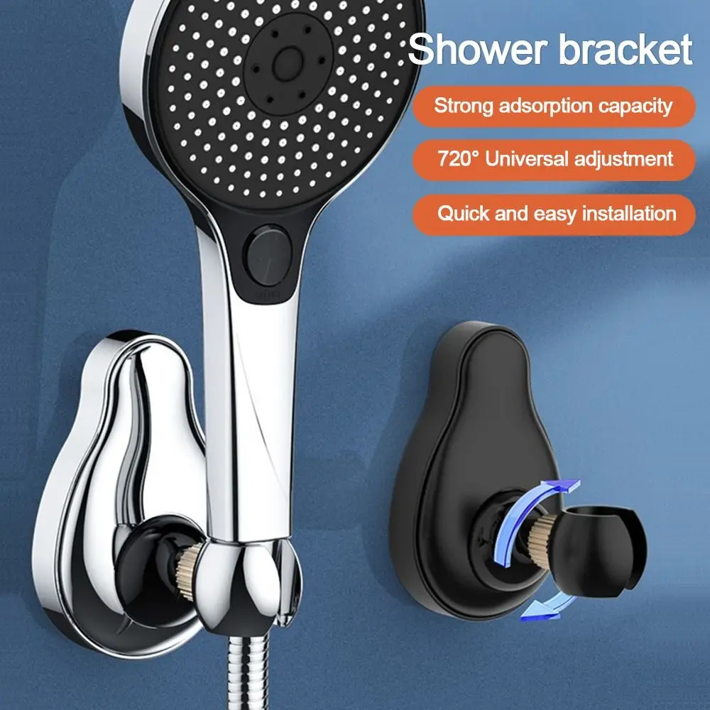 

Self-adhesive Shower Head Holder Adjustable Wall Mounted Handheld Sprayer Support Sprayer Fixed Base Bathroom Accessories