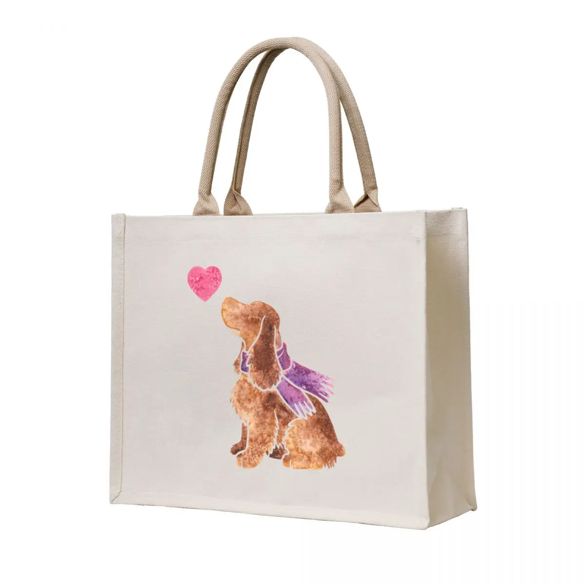 

Watercolour spaniel Tote Bag Shopper handbag custom bags Custom bag