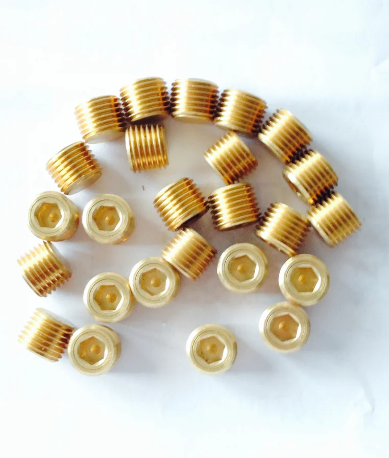 Brass NPT Hexagonal Plug NPT1/8 1/4\