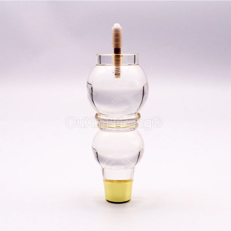 4PCS อะคริลิคขาเฟอร์นิเจอร์เปลี่ยนโซฟาฟุตตู้ Dresser Modern CLEAR Decor DIY โซฟาขาสไตล์คลาสสิก GF1480