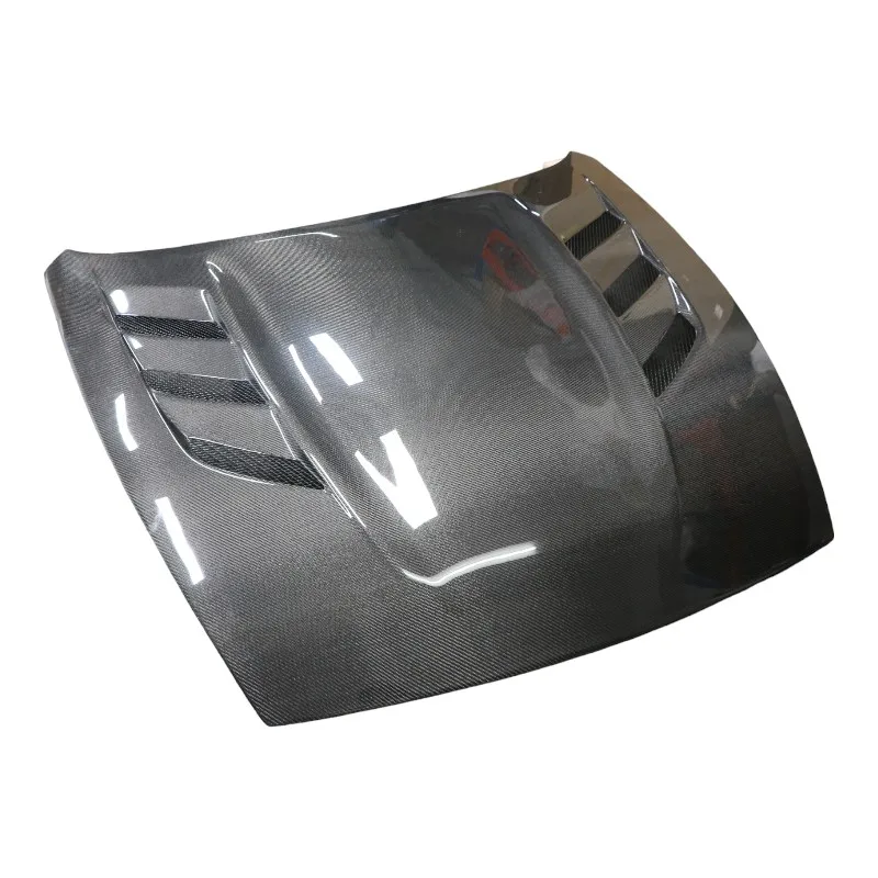 Kap Mesin Depan Serat Karbon Forged Berventilasi untuk 370Z Sport Coupe Kap Mesin Kustom