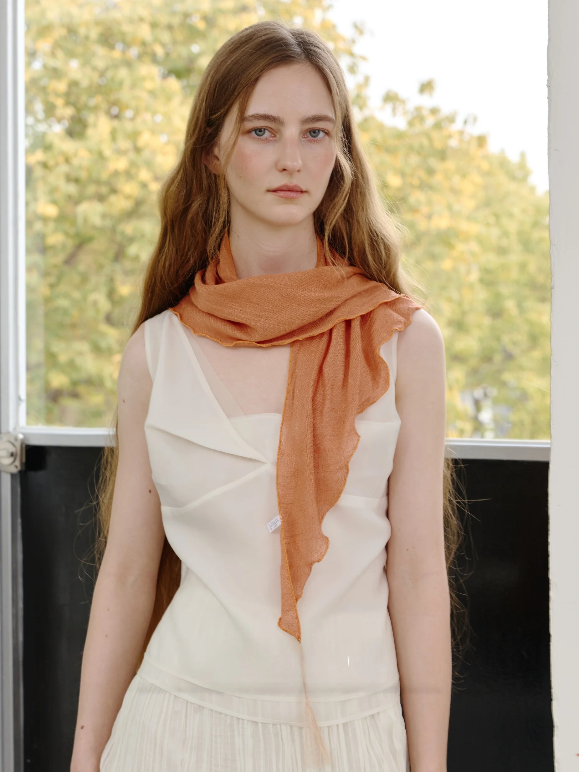 licheng-リネンコットンブレンド三角スカーフ通気性のあるホリデーヘッドスカーフピュアカラー多用途シルクスカーフファッショナブルな韓国スタイル