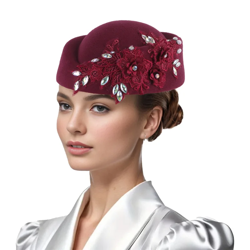 African Headtie Fashion Summer Autumn African Turban Hat for Women Church with Flower Soft Caps for Party Casual Head Wrap