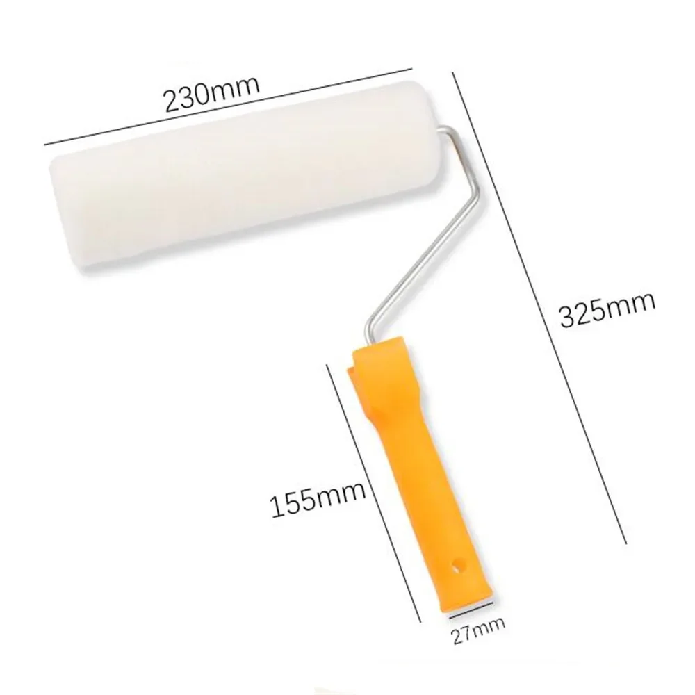 1 Uds. Para cepillo de rodillo, pintura de látex, cepillo de pintura de 9 pulgadas, cepillo de rodillo de pared, herramienta de 4 pulgadas