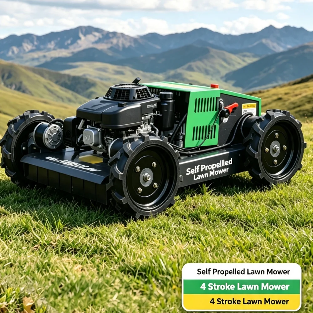 Customized Trendy New Self Propelled Lawn Mower Remote Control Lawn Mower For Campus Lawn Management And Community Green Project