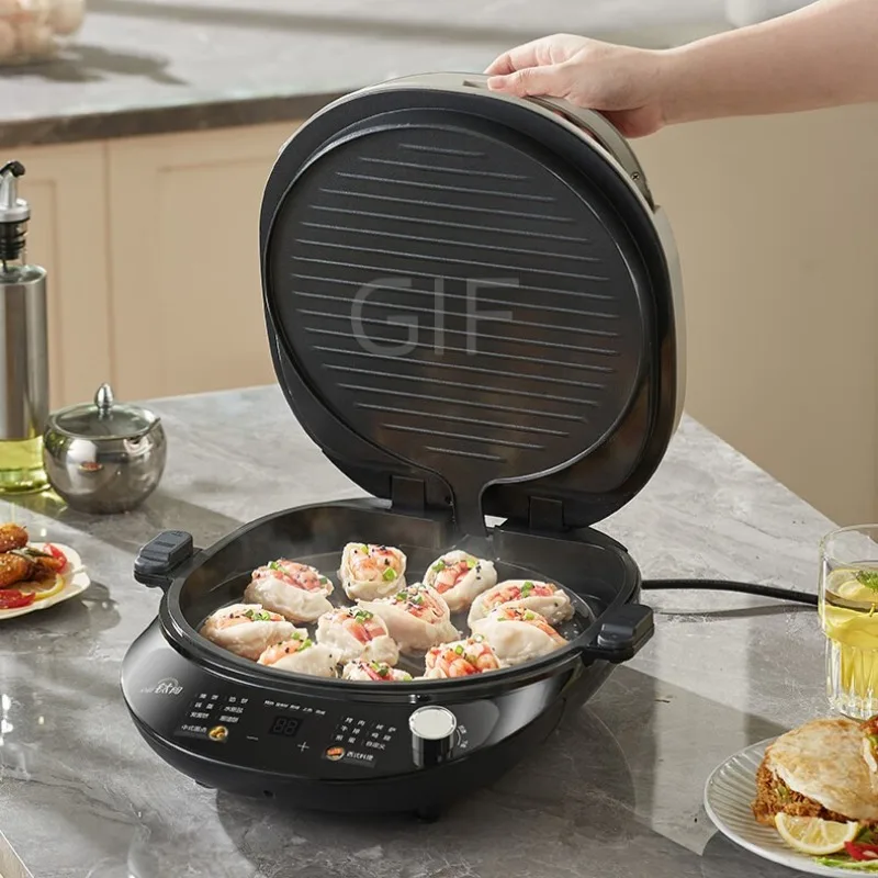 

Midea Electric Griddle with Double-Sided Heating, Larger and Deeper Detachable Sandwich Grill, Pancake Maker