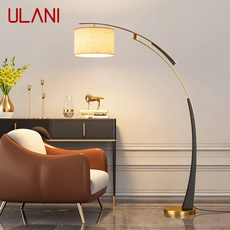 ULANI Nordic Fishing Floor Lamp Modern Family Living Room Beside The Sofa Creative LED Decorative Standing Light