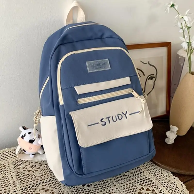 Backpacks Large Capacity Bookbag Nylon College School Bag for Student Teen Boys 547A