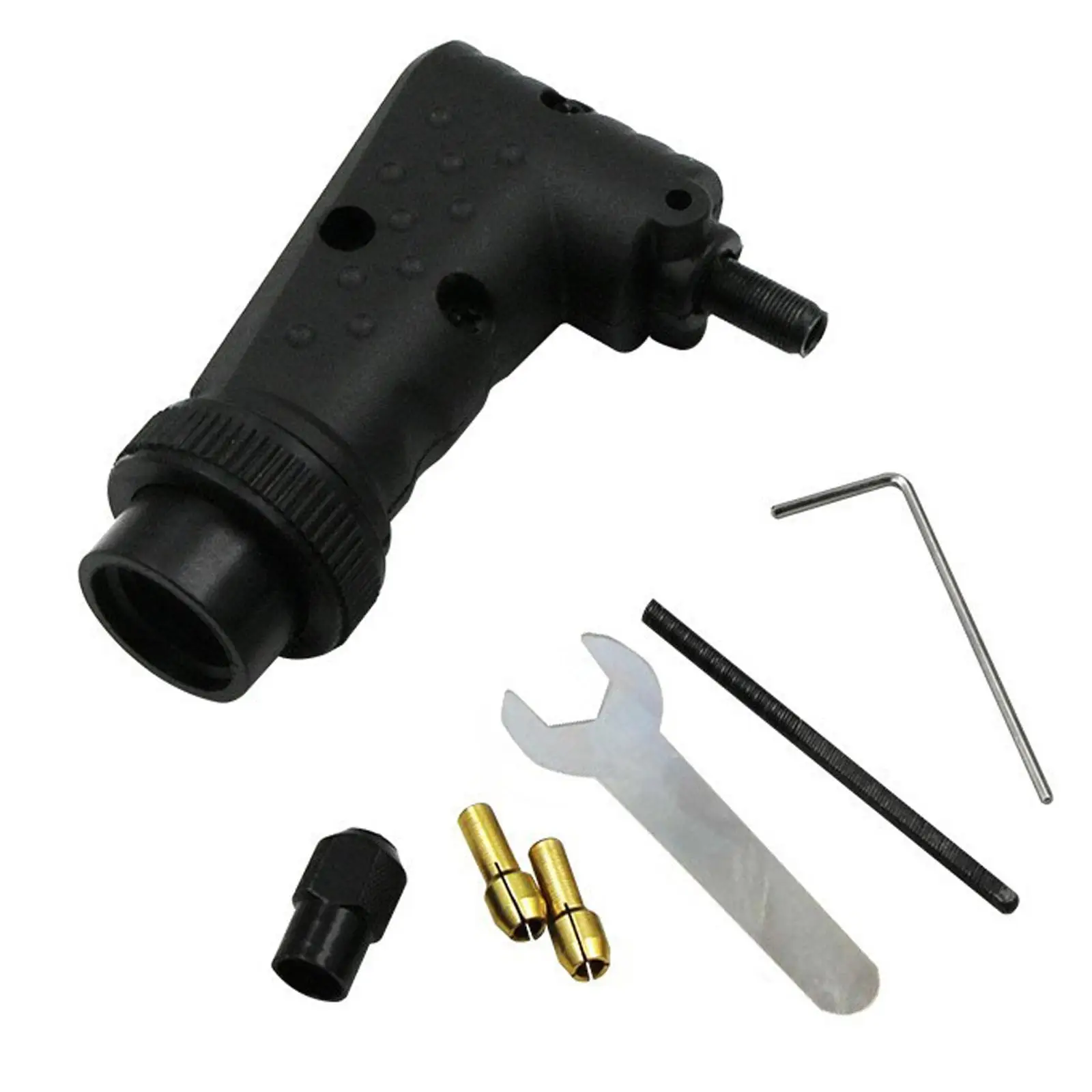 Right Angle Drill Shank Turning Device Attachment Drill Chuck Converter Adapter Drill Attachments 90 Degree Chuck Adapter