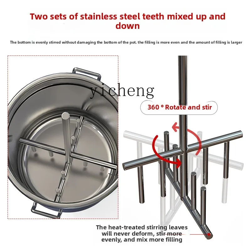 ZK Commercial Stuffing Machine Automatic Stuffing Meat Sausage Electric Stuffing Machine Mixer