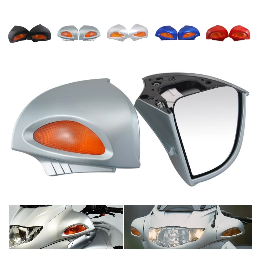 

Fairing Side Mirrors Rearview Mirror Turn Signal Cover Amber Lens For BMW R1100RT R1150RT R1100 RT R1150 RT R850RT Motorcycles