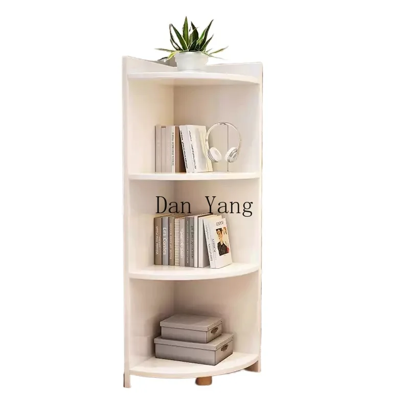 

Cyh living room bedroom wall corner cabinet small apartment household corner solid wood rack