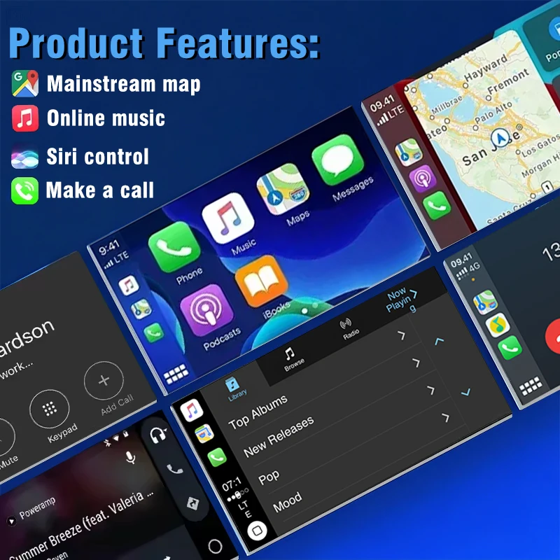 Carplay sans fil pour QX60 Q70 QX70 Android Auto Module Carplay Interface multimédia lecteur Radio Navigation