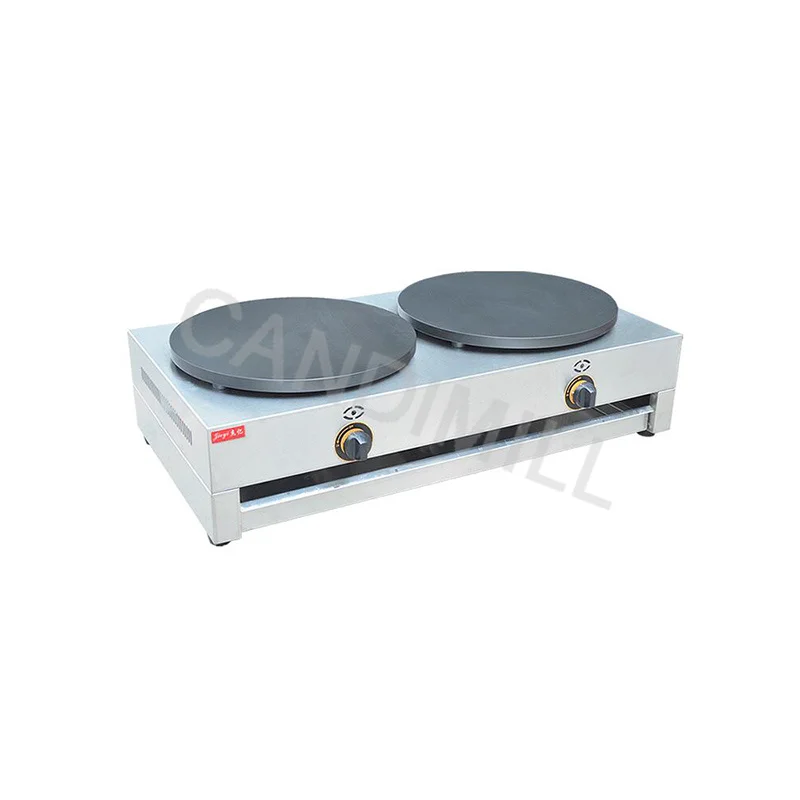 Commercial Electric Pancake Machine Double Gas Pancake Baking Machine Frying Machine Coarse Grain Pancake Pan Crepe Makers