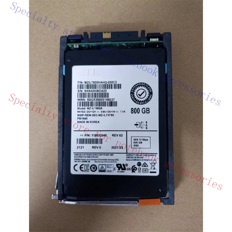 

A+ For EMC V4-2S6FXL-800 005051719 005051720 800G SAS SSD Solid State Drive