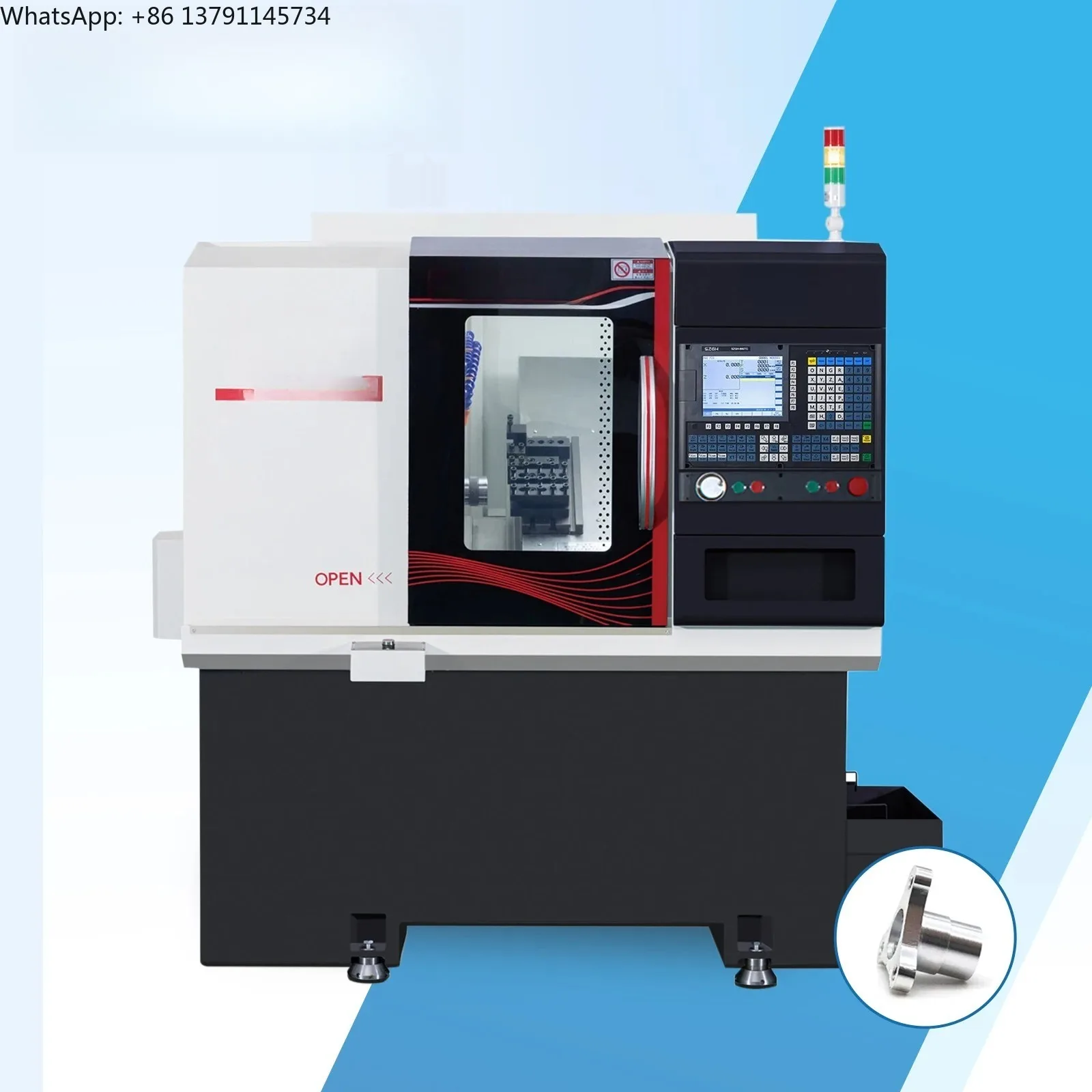 China High Precision Cnc Lathe With Cnc Lathe Machine For Metal