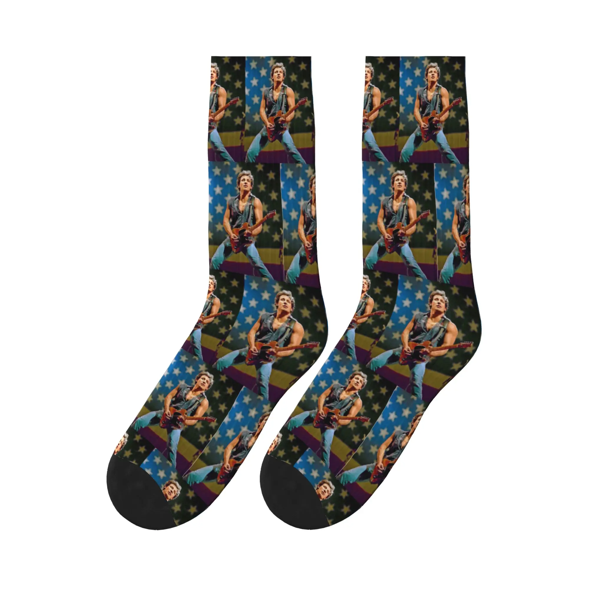 

Bruce Springsteen Sports Socks High Quality Stockings All Season Long Socks for Man's Woman's Christmas Gifts