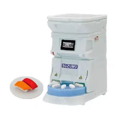 정품 액션 피규어 자동 스시 쌀 및 야채 롤 가챠 성형 기계 1/10 버전 Q 모델