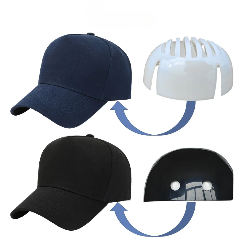 Gorro protector para casco de seguridad, forro de PE para gorra de béisbol, anticolisión, ligero, inserto, 1 unidad