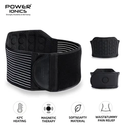 Power Ionics-almohadilla de soporte para alivio del dolor de barriga, masajeador con imán de autocalentamiento, suave, correa ajustable, nuevo