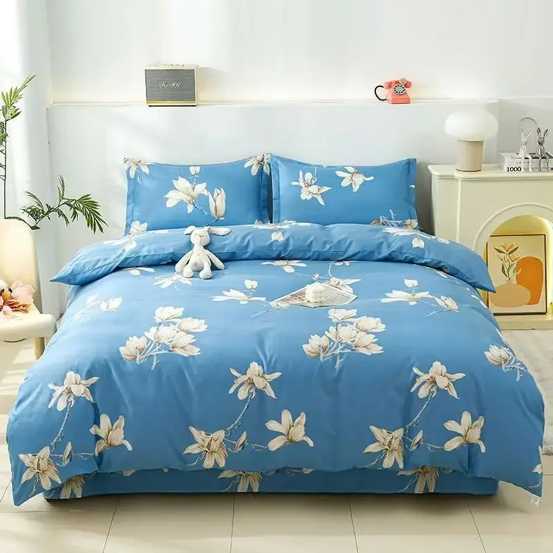 Mediterranean Style Down Duvet Cover with Fashionable Printing Soft and Comfortable A Must-have for Home Use 150X200cm