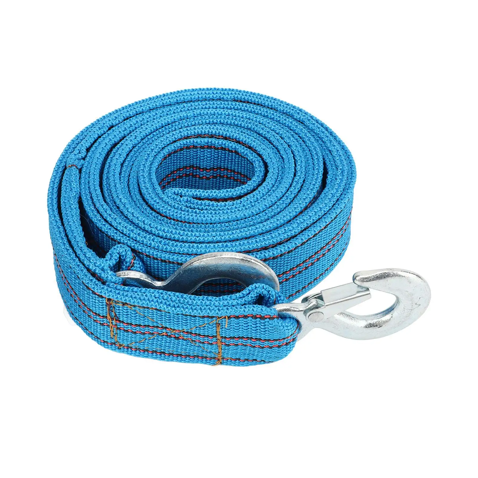 

Tow Strap with Hook 13ft/4m Length 5 Ton Load High Strength Nylon for automobile SUV RV Trailer ATV Towing Rope Cable