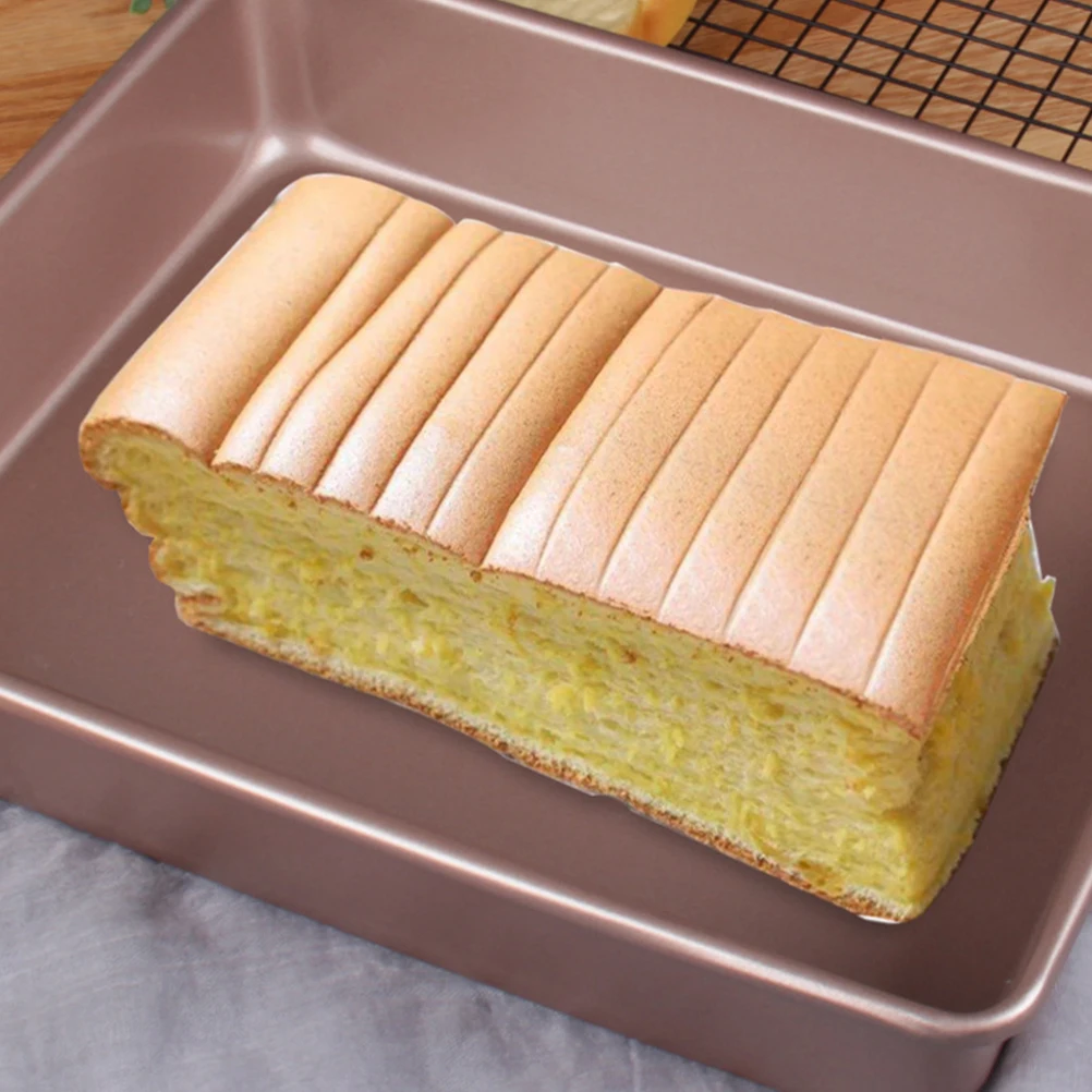 

3pcs Steel Baking Pan Large Rectangular Tray Dish Food Plates Bakeware BBQ Carbon Steel Plate Picnic Camping Outdoor