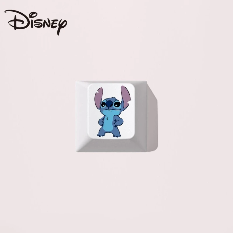 릴로와 스티치 DisneyR4 키보드 캡 카와이 만화 애니메이션 인쇄 액세서리 기계식 키보드 캡 남성용 보조 키캡