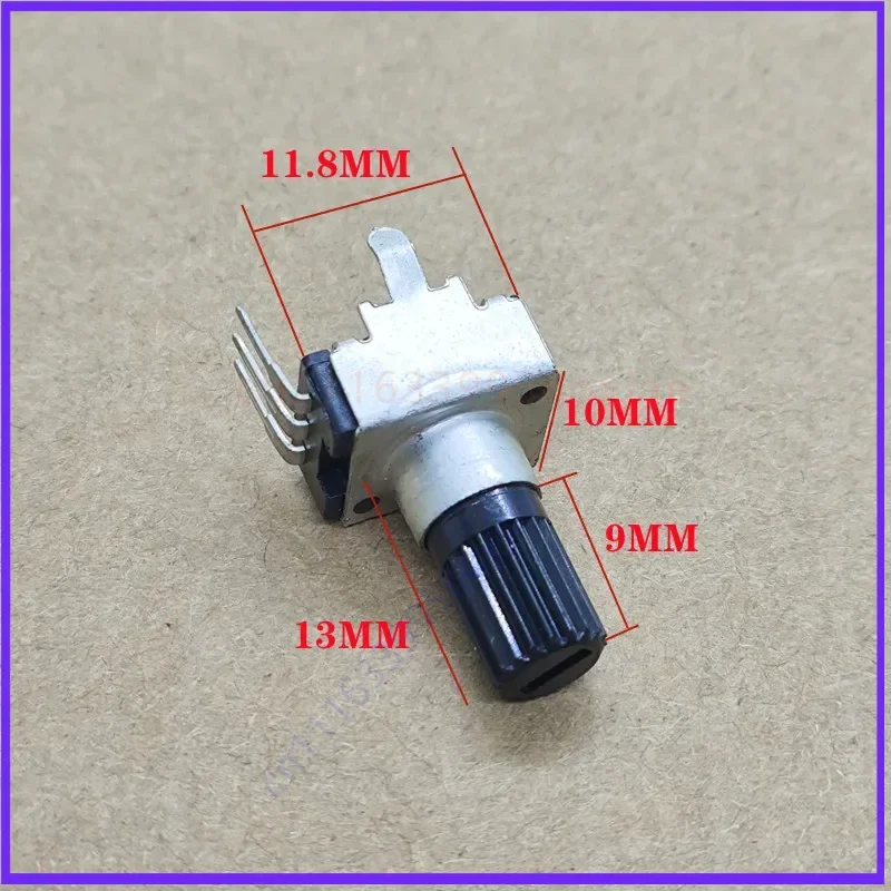10PCS RV09 model vertical single-contact 3-pin B50K volume potentiometer, B503 adjustable resistor, handle length 13MM, 0932