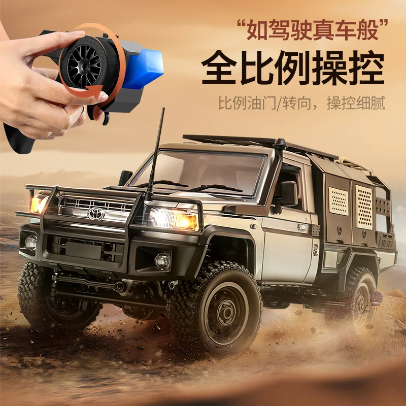 Mn82s Rc Car Pickup 1:12 Remote Control Model Retro Full-Scale Simulation Off-Road Climbing Car Toys Kids Gifts customized