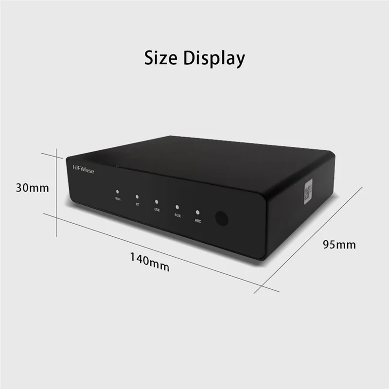 Hifimuse R20 Drahtlose Wifi Bluetooth Audio Receiver Hi-Fi Musik Adapter Für Home Airplay DLNA Spotify Tidal Streaming Player UNS-