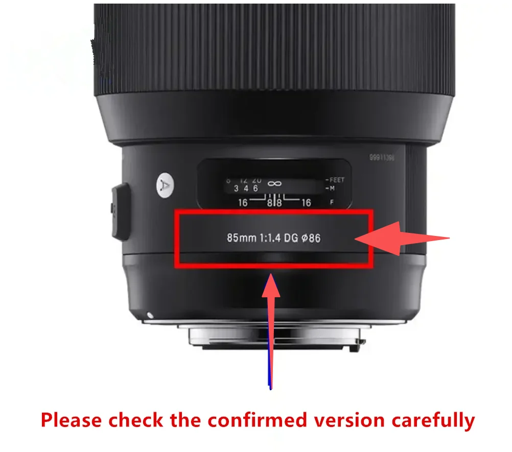 original For Sigma ART 85mm F1.4 DG HSM Lens Focus Rubber Grip Cover Ring ART85 85 1.4 F/1.4 Replacement Repair Spare Part Unit
